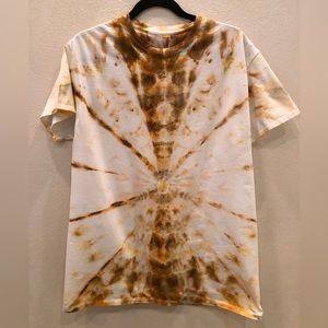 Mens custom tie dye tee shirt size large